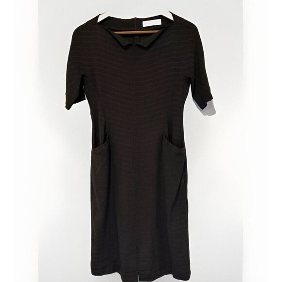 MM LaFleur Black Dress Career Work Office Professional Sheath - Picture 3 of 13